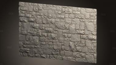 Stone wall texture stl model for CNC